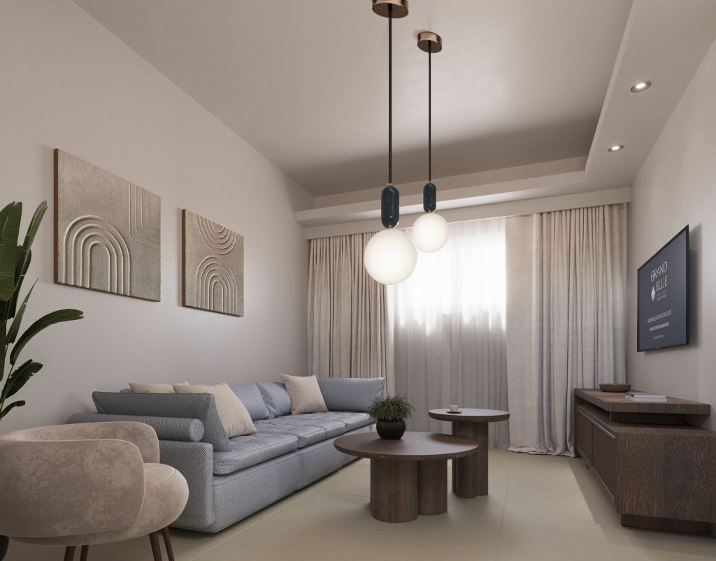 GRAND BLUE SUITE MIT MEERBLICK