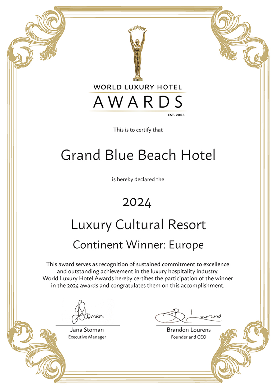 LUXURY AWARDS 2024 CULTURAL RESORT